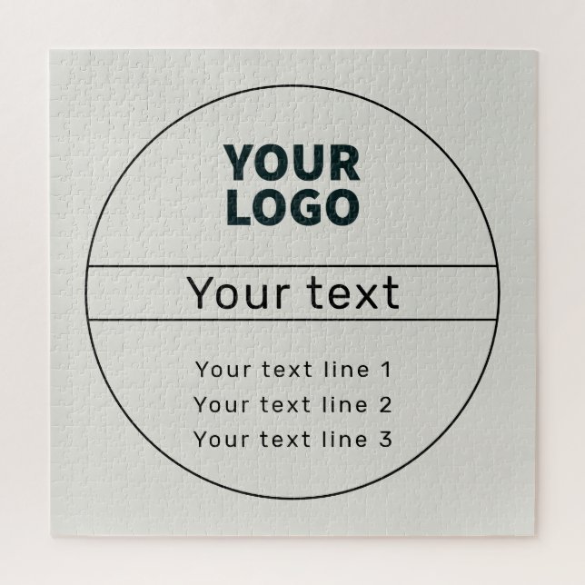 Puzzle Retro-Moderno añade tu propio texto (Vertical)