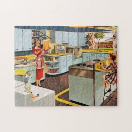 Puzzle retro vintage Mom y chica