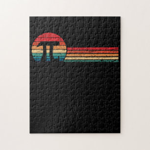 Puzzle Retro Vintage Pi Day 3.14 Graciosa Math Nerd Gift