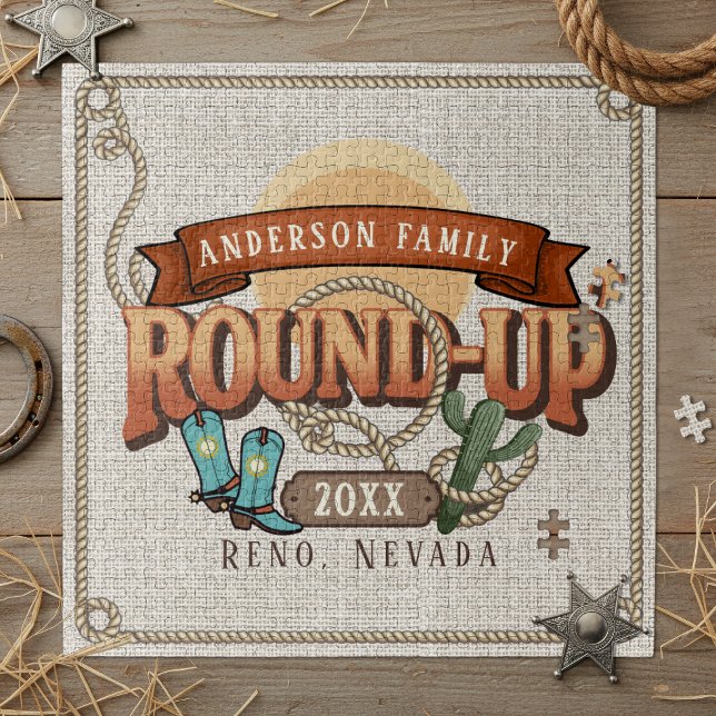 Puzzle Reunión Familiar Western Round-Up ID1318 (Subido por el creador)