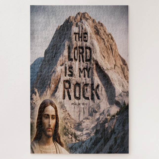 Puzzle Revelación Divina: El Señor Es Mi Roca (Vertical)