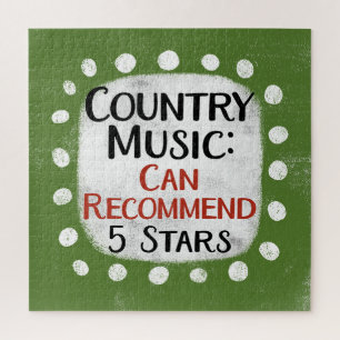 Puzzle Revisión de música country 5 estrellas rompecabeza
