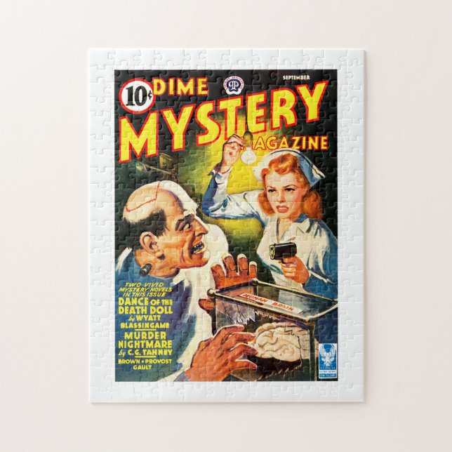Puzzle revista Dime Mystery (Sep, 1942) (Vertical)