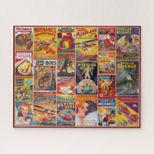 PUZZLE REVISTA VINTAGE CUBRE 1929-1945