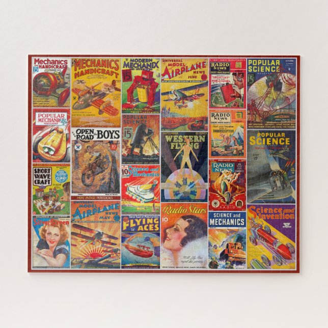 PUZZLE REVISTA VINTAGE CUBRE 1929-1945 (Horizontal)