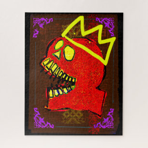 Puzzle Rey Calavera Cráneo Arte NFT pGeek