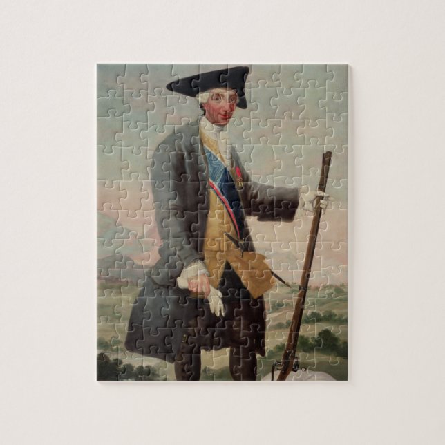 Puzzle Rey Charles III (1716-88) como Huntsman, 1786/88 (Vertical)