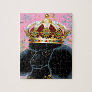 Puzzle Rey de cangrejo negro con corona