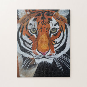 Puzzle Rey de la selva Pintura de Alfred Fox
