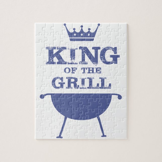 Puzzle Rey Del Grill, Azul (Vertical)