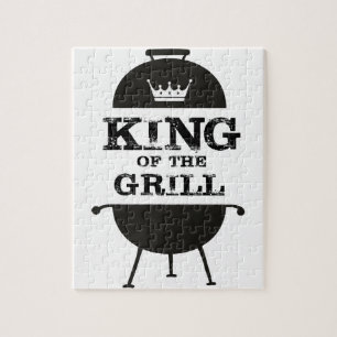 Puzzle Rey Del Grill, Corona Blanca Negra