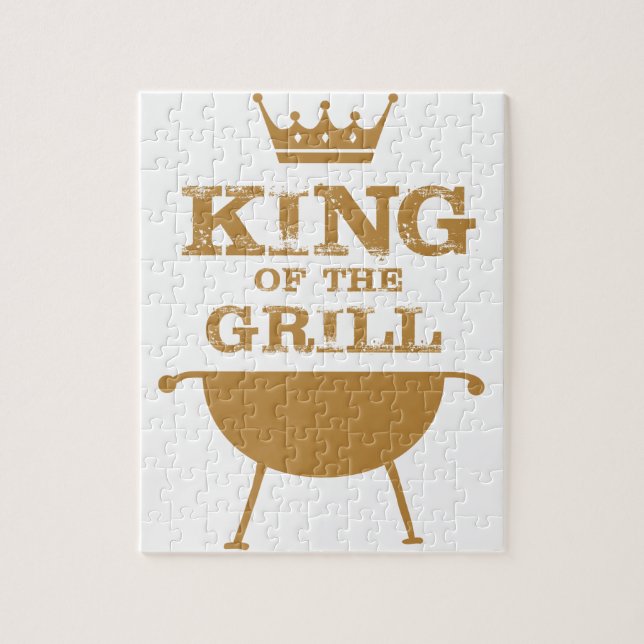 Puzzle Rey Del Grill, Oro (Vertical)