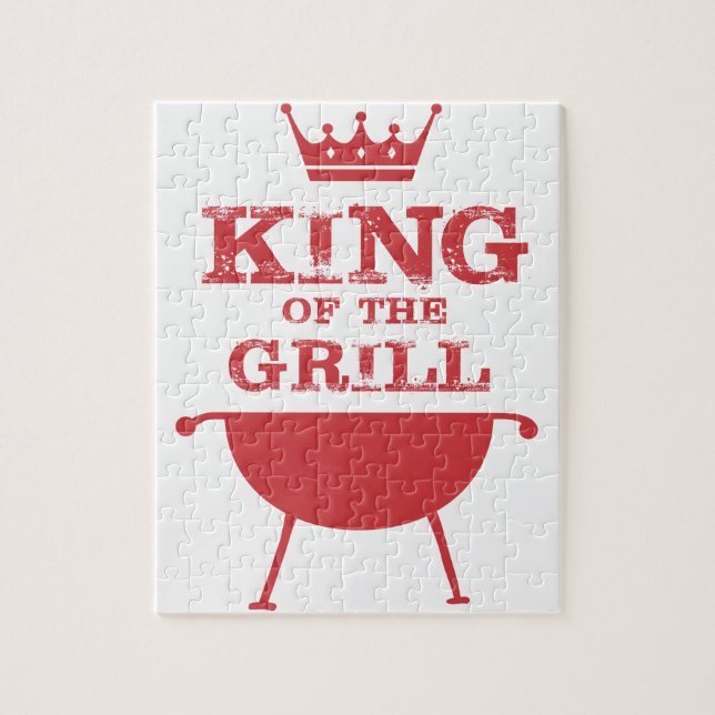 Puzzle Rey Del Grill, Rojo (Vertical)