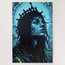 Puzzle Rey etéreo: Fusión del arte y fantasía