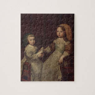Puzzle Rey Louis XIV (1638-1715) como niño con Philipp