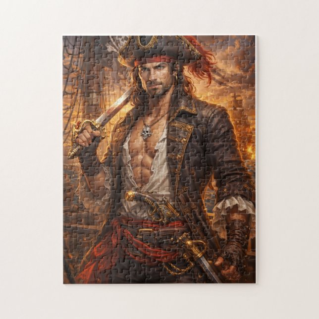 Puzzle Rey Pirata de la Marea Carmesí (Vertical)