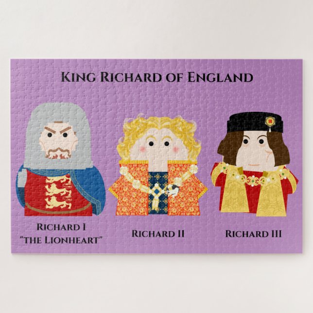 Puzzle Rey Richard de Inglaterra (Horizontal)