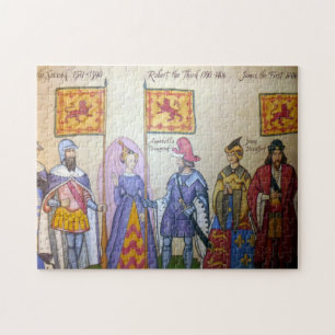 Puzzle reyes de Escocia
