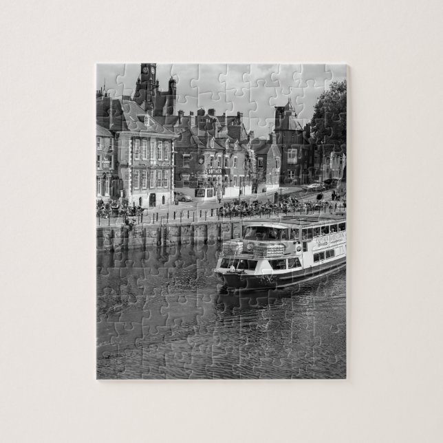 Puzzle Reyes Staithe en la ciudad de York (Vertical)