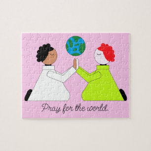 Puzzle Rezar por el mundo