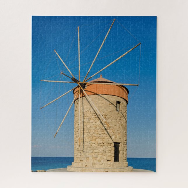 Puzzle Rhodes Windmill Jigsaw (Vertical)