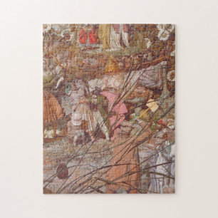 Puzzle Richard Dadd - La maestría del vendedor de produc