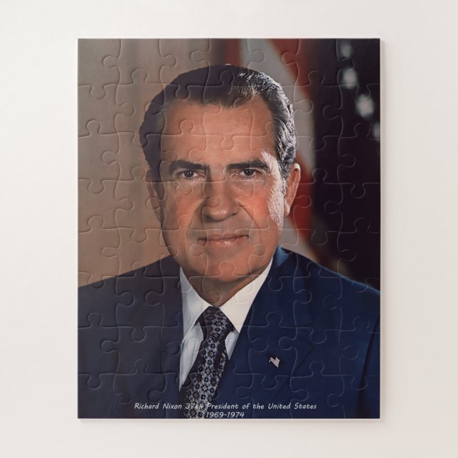 Puzzle Richard Nixon, 37° presidente de los Estados Unido (Vertical)