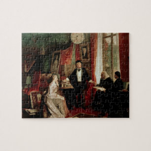 Puzzle Richard Wagner con el daught de Franz Liszt y de