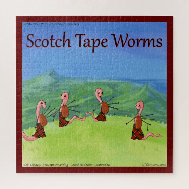 Puzzle Rick London Worms From Scotland Funny (Vertical)