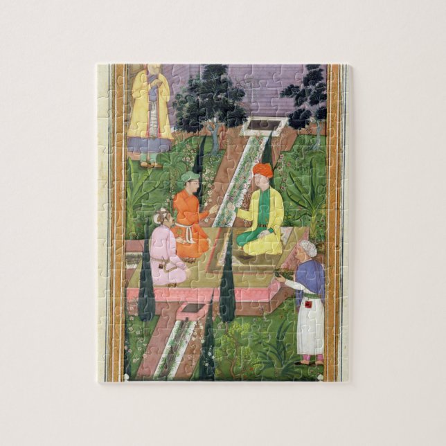 Puzzle Riegue los jardines, del álbum de Clive (aguazo en (Vertical)