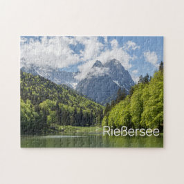Puzzle Riessersee Alpes Garmisch Partenkirchen Bavaria