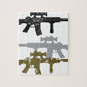 Puzzle Rifle moderno