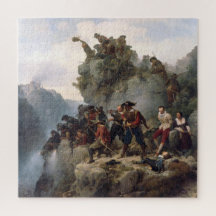 Riflemen defendiendo un paso de montaña (Karl Less