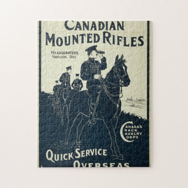 Puzzle Rifles montados en Canadá (Vertical)