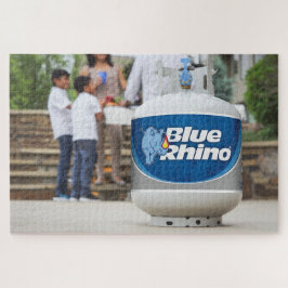 Puzzle Rinoceronte azul