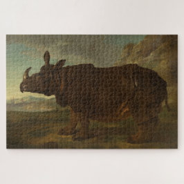 Puzzle Rinoceronte (Rhino) (Animal Salvaje) (por J.B. Oud