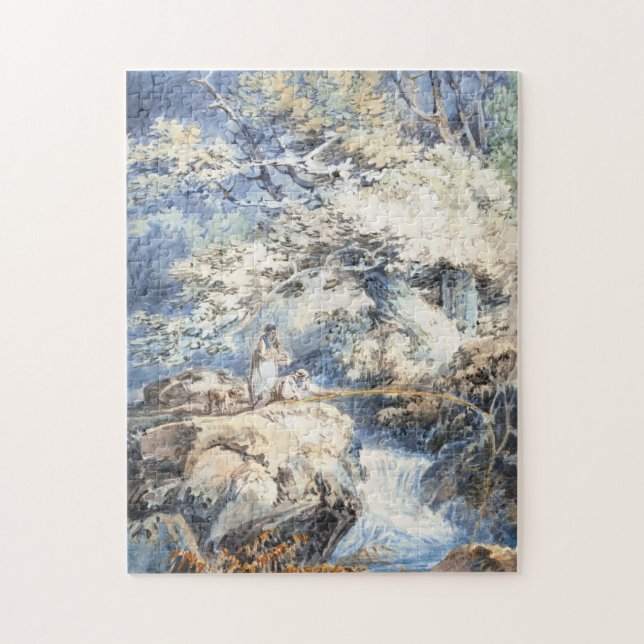 Puzzle Río Angler Joseph Mallord William Turner (Vertical)