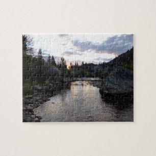 Puzzle Río Big Thompson al amanecer
