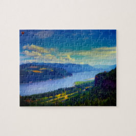 Puzzle Río Columbia Oregon.