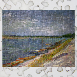 Puzzle Río con barcos de remo por Vincent van Gogh