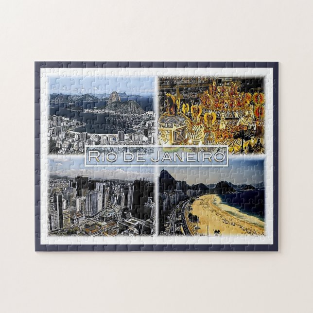 Puzzle Río de Janeiro - Brasil - Mosaico - (Horizontal)