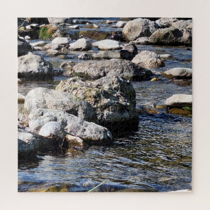 Puzzle Río de la montaña de los Cárpatos - Impresión de l