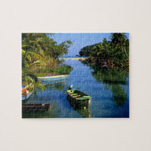 Puzzle Río escénico cerca de Ocho Ríos en Jamaica