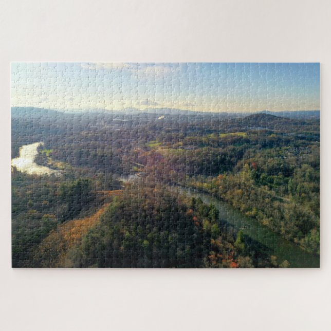 Puzzle Río Francés, Asheville, Carolina del Norte (Horizontal)