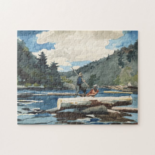 Puzzle Río Hudson, tala | Winslow Homer (Horizontal)
