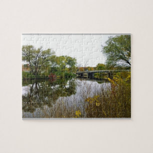 Puzzle Río Milwaukee, West Bend, Wisconsin