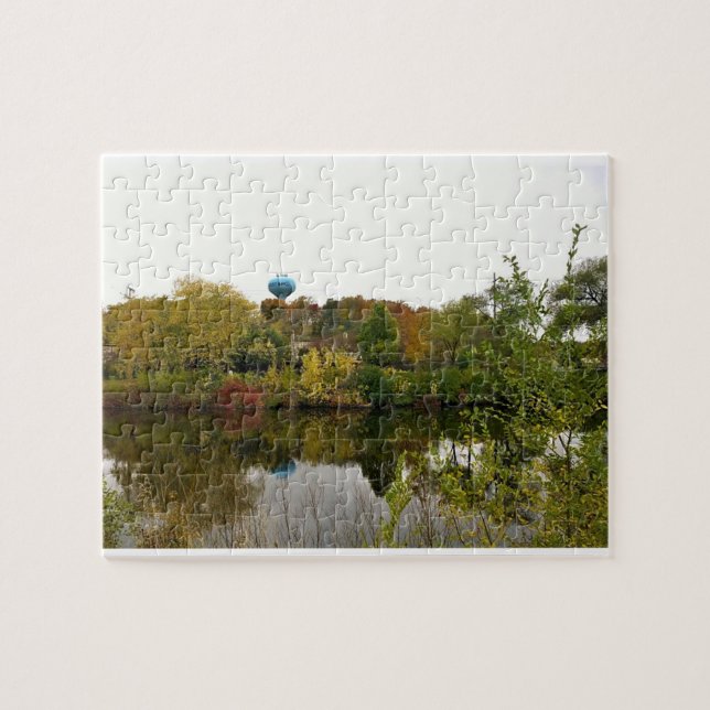 Puzzle Río Milwaukee, West Bend, Wisconsin (Horizontal)