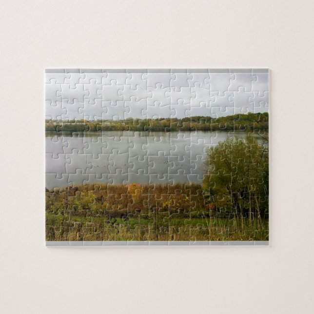 Puzzle Río Milwaukee, West Bend, Wisconsin (Horizontal)