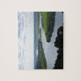 Puzzle Río Nemunas en Vilkija, LITHUANIA —