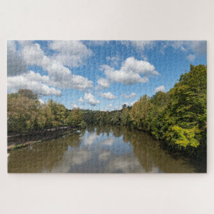 Puzzle Río Sauer frontera Luxemburgo / Alemania